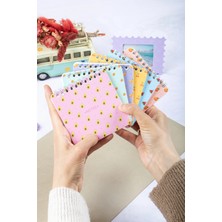 Dival Notebook 10X10 cm 6'lı Karton Kapaklı Spiralli Cep Defteri Bloknot Not Defteri - Meyve Desenli