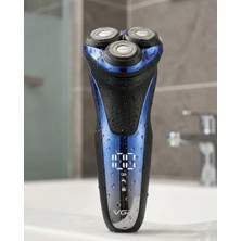 Zero Land Drnds Şarjlı Elektrikli Sakal Tıraş Makinesi LED Ekranlı Islak Kuru Kullanım