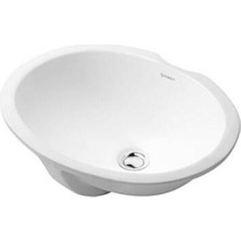 Duravit - Dune Tezgahaltı Hilton Lavabo Beyaz 52 cm Outlet - 0481570000-