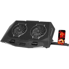 Frisby FNC-5250ST Gs2 Rgb Black 17 Inch Laptop Cooler With Mobile Stand