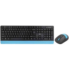 Frisby FK-4885QU Wireless Black-Blue Multimedia Keyboard & Mouse Combo