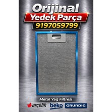 Arçelik Beko Davlumbaz Yağ Filtresi 9197059799 60 cm 3420 Rll Filtre Orijinal Yedek Parça