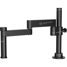 Kızılelma Teknik Luowei LW-017 360° Dönebilen Katlanabilir Kaldırma Özellikli Mikroskop Üniversal Metal Braket Kolu