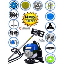 Cros Lombard Italy Rosarıo-14 7800 Seri Sırt Tırpan+ Akrobat Çapalama + Toprak Eşeleme 14 Parça Özel Set