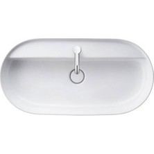 Duravit - Luv Çanak Lavabo 80 cm Beyaz Outlet - 03808000000-