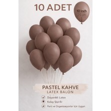 Bkmc 10 Adet Latex Balon 10 Inç Parti Balonu Doğum Günü Süsleme Balonu
