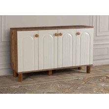 Yuvaset Home Bohem Düğme Konsol Çam/krem