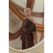 Lale Butik Qef Scarf Soft Line Pamuk Şal 001 Vizon