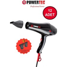 Powertec TR-901 Profesyonel Fön Makinesi 12 Adet