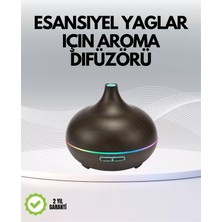 Marsilyan 7 Renk Işıklı Ultrasonik Hava Difüzörü – Sessiz ve Güvenli Kullanım