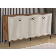 Yuvaset Home Inci Halka Konsol Çam Krem