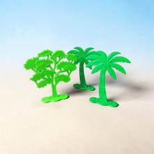 Hureggo Miniature Yeşil Ağaç Figürleri Seti 3'lü 10.5 cm