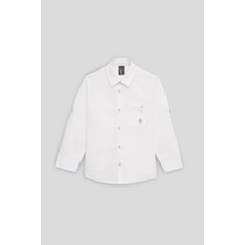 NBT Jeans Bg Store Erkek Çocuk Ekru Gömlek