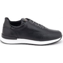 Marcomen 152-19512 Deri Sneaker Ayakkabı Siyah Renk Siyah
