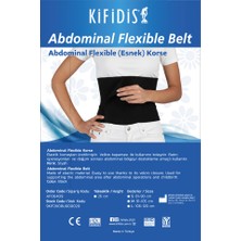Kifidis Abdominal Flexible Korse - Siyah