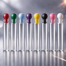 Cosy Club 8li 5ml Mini Deneme Boy Yeniden Doldurulabilir Taşınabilir Cam Parfüm Şişesi