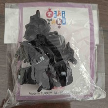 10'lupaket Mini Siyah Mat Pençe Toka Seti - Küçük Boy Mandal Toka