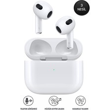 Tech&bello accessories 3 Nesil Kablosuz Bluetooth Kulaklık Ios Android Uyumlu Dokunmatik Kulakiçi Pop-Up Ekranlı