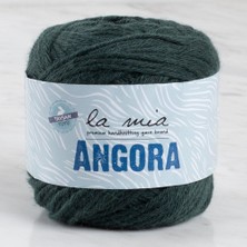 Özgün Adım La Mia Angora 50GR. Koyu Yeşil El Örgü Ipi - L131 - 34215