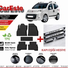 CarEste Fiat Fiorino 2008-2024 4d Havuzlu Paspas 5 Parça Tpe Koku Yapmaz Araca Özel Kapı Eşiği Hediyeli
