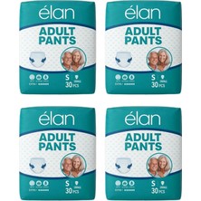 Moly Elan - Hasta Bezi Külotlu Small 30 Adet - 4 Paket