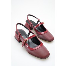 ich1one Modena Kadın Fergison Topuklu Babet Ayakkabı – 5 cm Topuk, Günlük ve Ofis Şıklığı 1108 IC1108FERGİSON