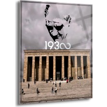 Shiny Art Anıtkabir ve Atatürk Portre Cam Tablo - ATA103