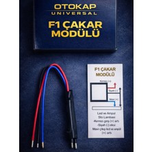 Otokap Universal F1 Fren Çakar Modülü 3. Stop Çakar Modül LED Halojen Uyumlu Stop Yanıp Sönme Modülü