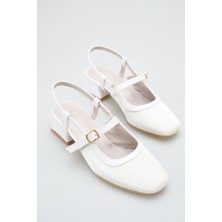 ich1one Modena Kadın Fergison Topuklu Babet Ayakkabı – 5 cm Topuk, Günlük ve Ofis Şıklığı 1108 IC1108FERGİSON