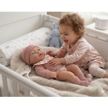 Farbu Oyuncak Roza 40 cm Yenidoğan Bebek - Yumuşak Dokulu Uyku Arkadaşı ve Battaniye Seti