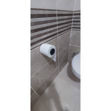 3 Boyutlu Hepsi Gizli Tuvalet Kağıtlığı Tutucu, Modern Siyah/beyaz Renkli Kendinden Yapışkanlı Gizli Silindir Şekilli Tuvalet Kağıdı Tutucu, Delmeden Montaj, Banyo Tuvalet Kağıtlık, Tuvalet Kağıdı Askısı Aparatı