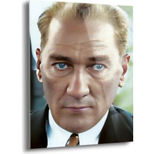 Shiny Art Atatürk Portre Cam Tablo - ATA056