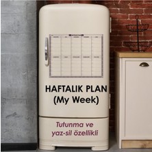 Allians Haftalık Planlayıcı 40X50CM, Manyetik, Yapıştırıcı Gerektirmez