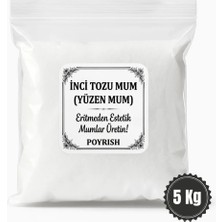 Poyrish Inci Tozu Mum (Beyaz) 5 kg - Toz Mum
