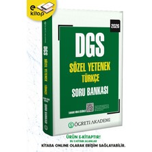 Pegem Akademi Yayıncılık 2026 Dgs Sözel Yetenek Türkçe Tamamı Video Çözümlü E-Soru Bankası