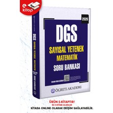 Pegem Akademi Yayıncılık 2026 Dgs Sayısal Yetenek Matematik Tamamı Video Çözümlü E-Soru Ba