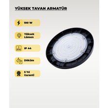 AC Aydınlatma Yüksek Tavan Armatür 100W - 6500K Beyaz Işık - 5 Yıl Garanti