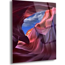 Shiny Art Antilop Kanyonu Cam Tablo - MOD112