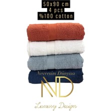 Eco Lounge Nevresim Dünyası 50X100 4'lü Havlu Prime 3