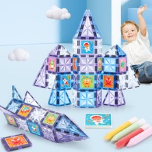 Allians Eğlenceli ve Eğitici Manyetik Blok Seti, Uzay Temalı, 58 Parça