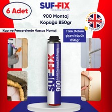 Suf-Fix 900 Tabancalı Pu Montaj Köpüğü 750ML 6 Adet – Profesyonel Yalıtım Köpüğü Suf-Fix 900 Tabancalı Pu Montaj Köpüğü 750ML 6 Adet – Profesyonel Yalıtım Köpüğü
