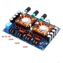 Rosh TDA7498E Bluetooth 5.0 Dijital Güç Amplifikatör Kartı 160W*2+220W Stereo 2.1ch , Ses Amplifikatör ,kartı