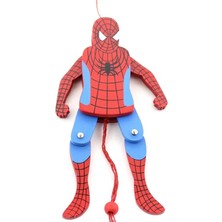 Ciyu Ticaret Ahşap Sallanan Spider-Man Figür Hediyelik Dekoratif Duvar Süsü