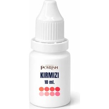 Poyrish Kırmızı Sabun Boyası 10 Ml.