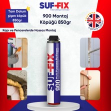 Suf-Fix 900 Tabancalı Montaj Köpüğü 750ML – Profesyonel Pu Köpük Isı Ses Yalıtım