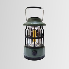 Madfox Brand Glamping Kamp Lambası 400 Lümen Yeşil