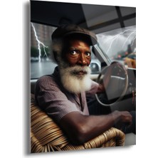 Shiny Art Yerli Taksici Cam Tablo - MOD054