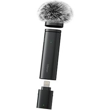 Indispensablely Ulanzi Wm-10 Iphone 11/12/13/14 Uyumlu Kablosuz Yaka Mikrofonu