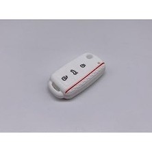 Indispensablely Parça Deponuz (722) Silikon Anahtar Kılıfı, Anahtar Kabı Skoda Octavia ile Uyumlu