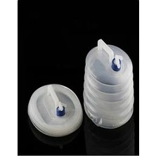 Indispensablely Akordiyonlu Katlanabilir Musluklu 10 Litre Su Bidonu | Piknik Kamp Seyahat Bidonu